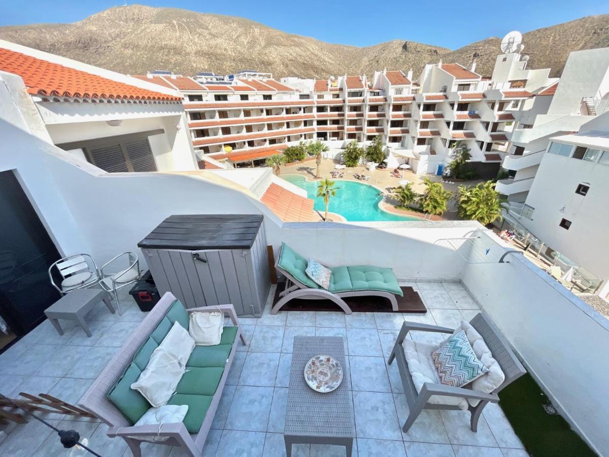 Sea View Penthouse With Large Terrace Apartment Los Cristianos  Ngoại thất bức ảnh